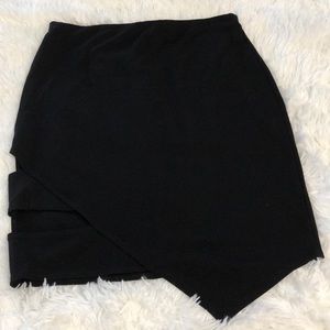 Gently Used Black for skirt with slit